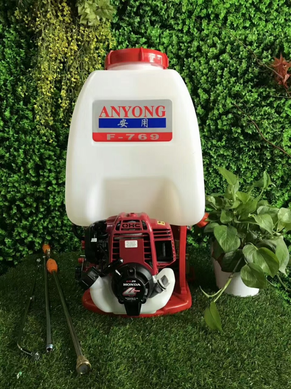 安用牌gx25液体草坪农药小型汽油喷雾器林业果树平地小喷壶