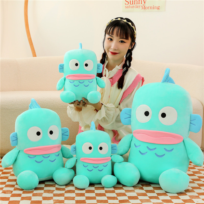 New Fish Man Doll Plush Toys Ugly Fish Doll Handton Doll Gift Funny Large Plush Doll Pillow