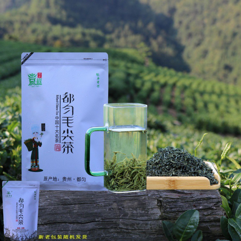 【d07】黔乡都匀毛尖茶贵州绿茶2023新茶炒青工艺浓香型茶叶自己