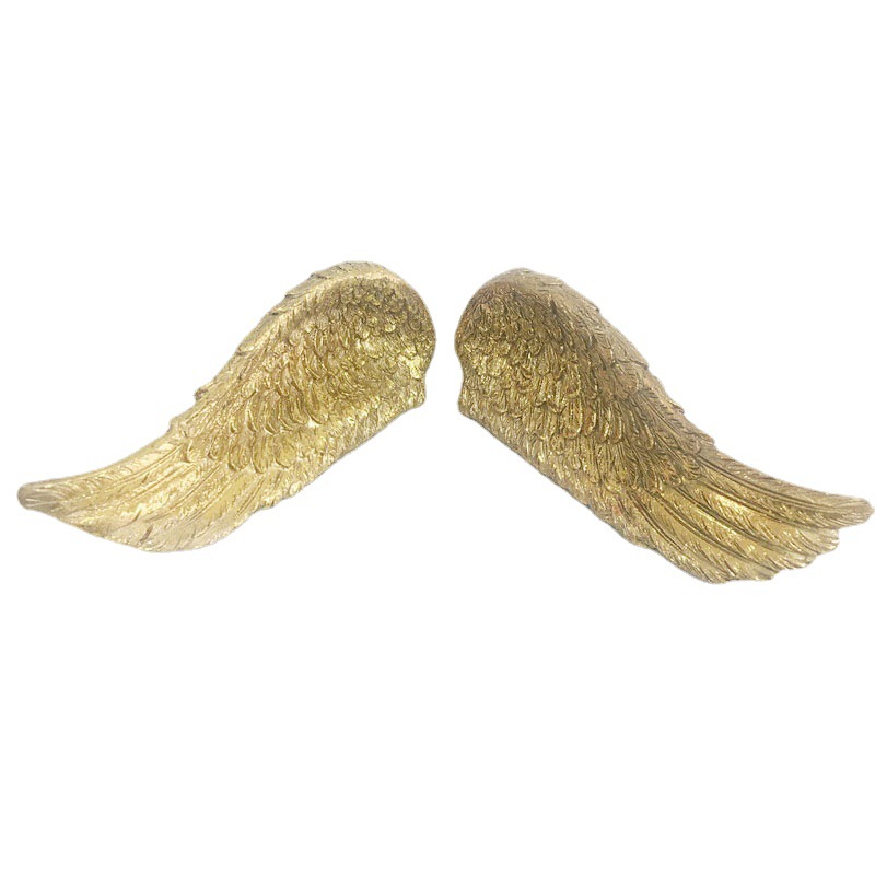 外贸出口树脂金色天使翅膀壁挂z5779-阿里巴巴