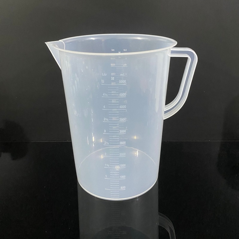 透明塑料量杯2000 3000 5000ml毫升刻度烧杯奶茶液体分装pp量杯