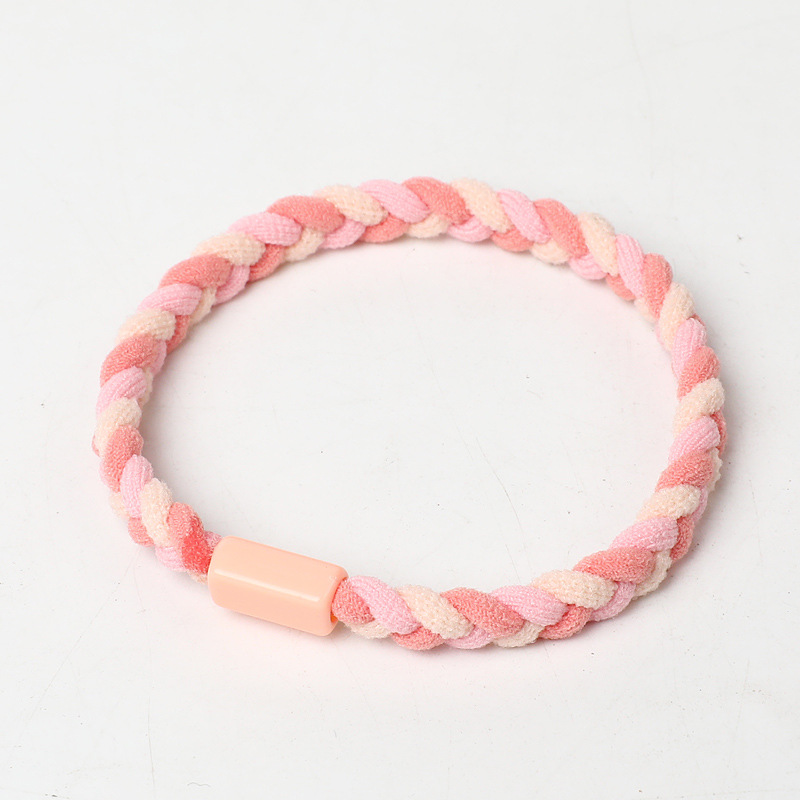 Korean Style Simple Headband Tie Hair Dough-Twist Style Plaits New Hair Accessories Elastic Rubber Band Headdress Hand-Woven Hair Ring