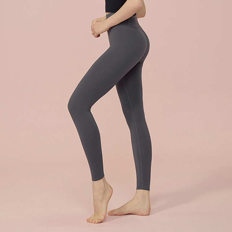 Cross-Border Wholesale Lulu New Leggings Women's Spring and Autumn Outer Wear Yoga Pants High Waist Hip Lift Weight Loss Pants Tight