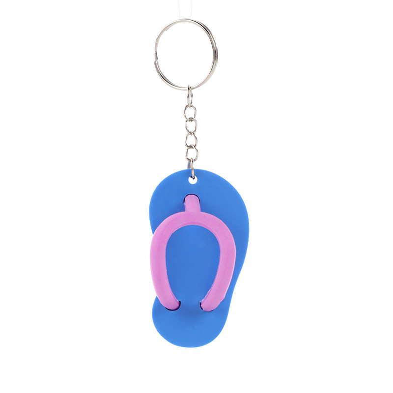 New Pvc Color Soft Rubber Childen of Heaver Key Pendants Wallet Backpack Small Slippers Creative Pendant