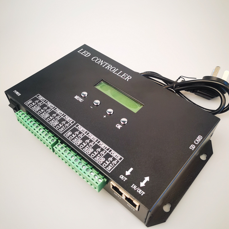 h807sa联脱一体机灯光控台art-net幻彩酒吧ktv亮化工程madrix控制