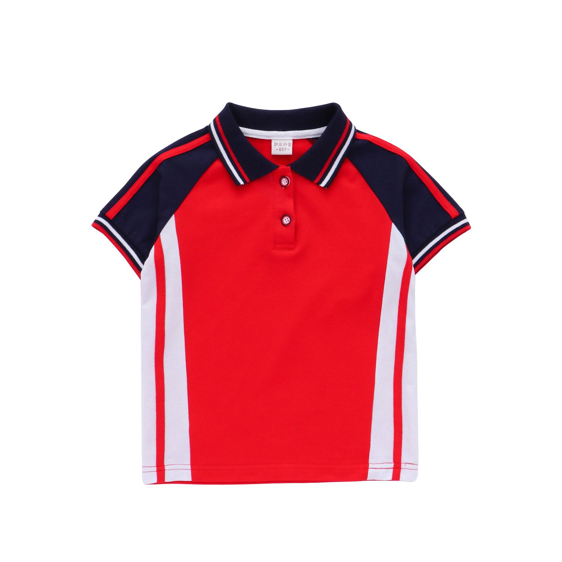 棉质运动夏季短袖儿童短袖男童吸汗运动短袖百搭t恤学生内搭t恤