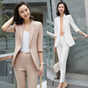white Small suit coat The workplace suit Three Quarter Sleeve white collar Office Secretarial formal wear Occupation suit Self cultivation white Small suit coat The workplace suit Three Quarter Sleeve white collar Office Secretarial formal wear Occupation suit Self cultivation