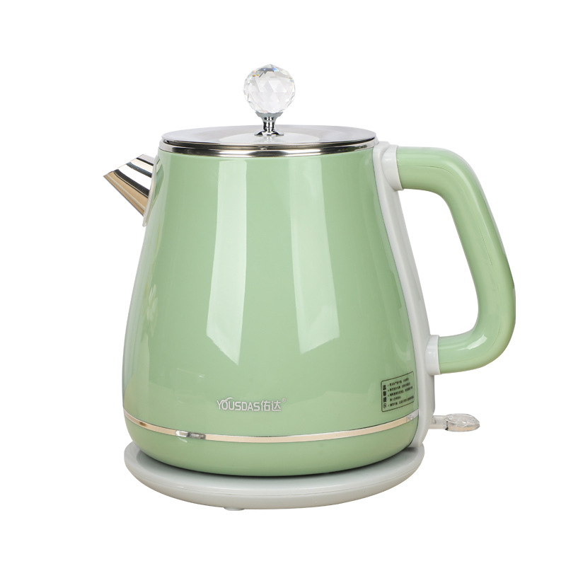 Youda Electric Kettle 1.8L Double-Layer Anti-Scald 304 Stainless Steel Liner Household Automatic Power-off Kettle