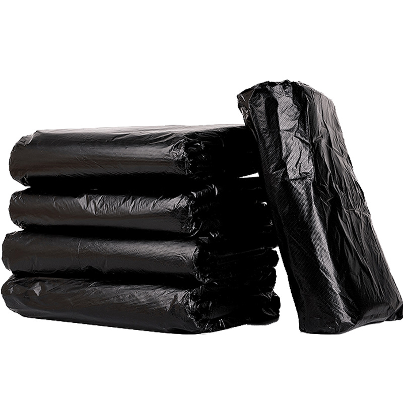 特大号黑塑料垃圾袋环卫65超大80物业70商用90餐饮加厚酒店批100