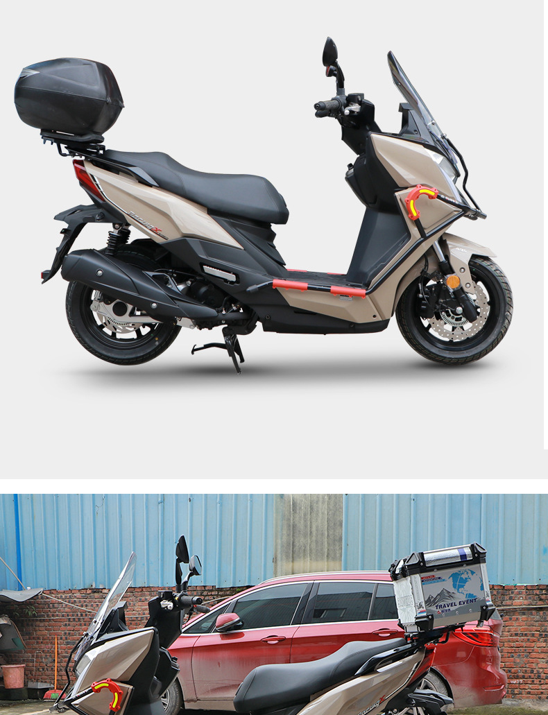 适用于光阳racing x150尾箱架载物架ck150t-11改装加强后备箱支架