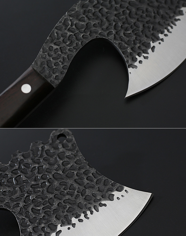 锻打斩骨斧剁牛骨头刀猪牛羊肉档卖肉砍骨刀多用斧头开山户外工具