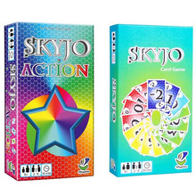 外贸热销skyjo action英文版 桌游家庭聚会纸牌游戏 跨境专供卡牌