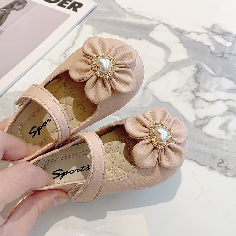 女童公主鞋软底2024新款春秋洋气小童女宝宝鞋子单鞋儿童防滑皮鞋