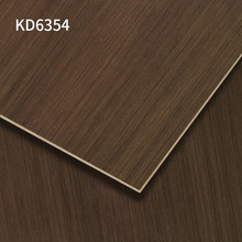科定板K6354木饰面护墙板KD板木皮贴面UV板酒店宾馆柜体B级阻燃板