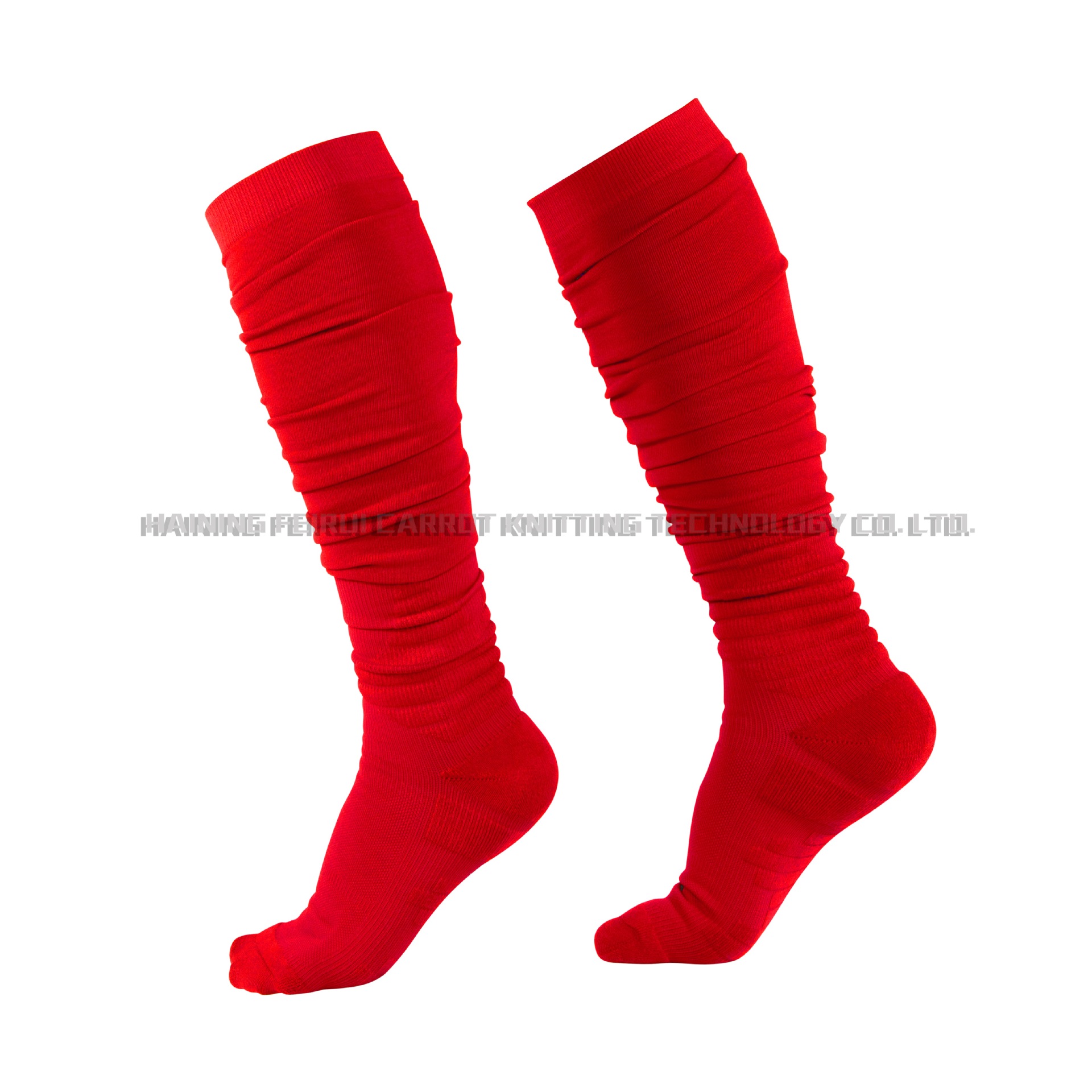 Soccer Socks Pleated Cs1221 Lengthened Baseball Softball Tennis Frisbee Running Cycling Spot Solid Color Compression Stockings