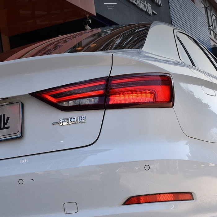 适用于奥迪a3尾灯总成 13-20款a3l尾灯改装新款高配款led后尾灯流