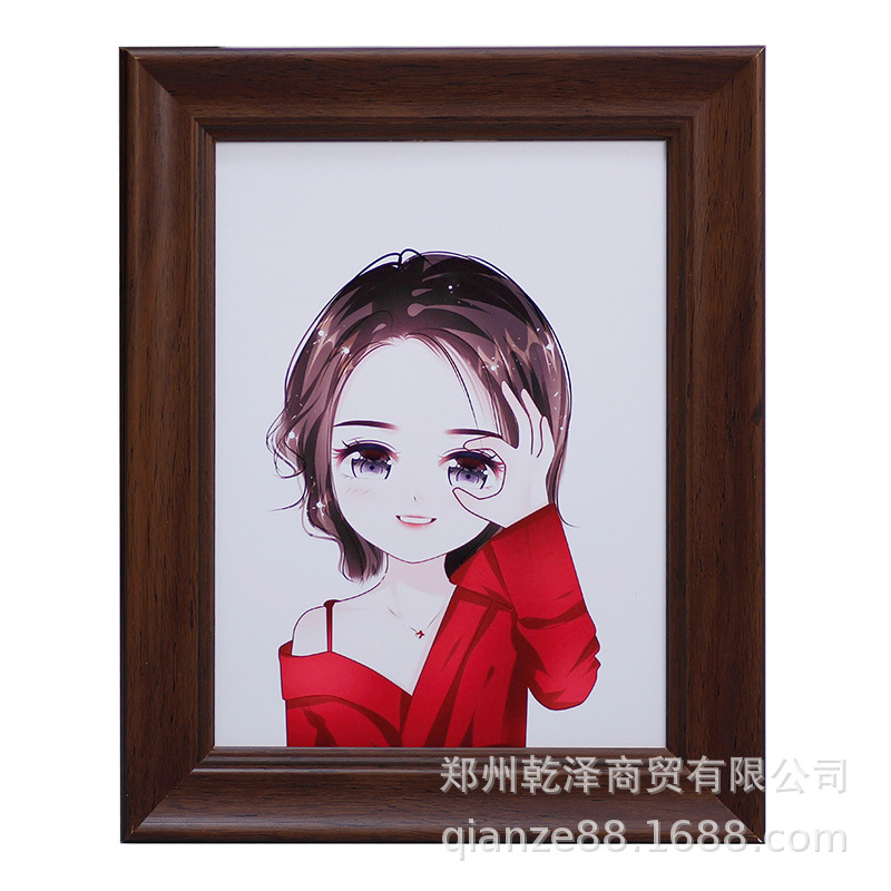 Factory Wholesale Photo Frame Wall-Mounted 6781012-Inch A45 Commemorative Frame Lettering Logo Photo Frame Decoration Picture Frame