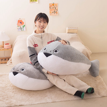 跨境萨卡班甲鱼毛绒抱枕女生睡觉靠枕家居沙发靠垫小朋友陪伴枕头