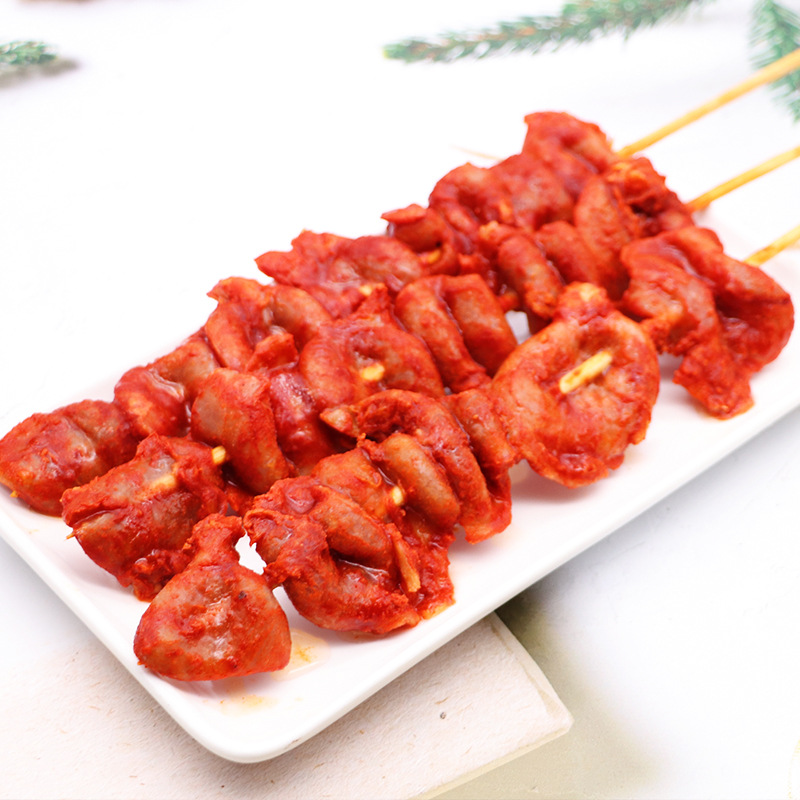 纳百味金钱肚串烧鸡肚串烧烤油炸大串17串一包商用冷冻大肉串食材