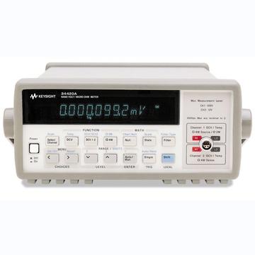 安捷伦微阻计34420a纳伏表 是德科技keysight七位半万用表 微欧表