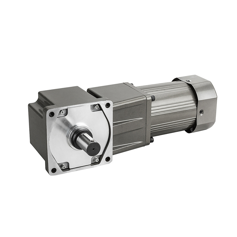 传送带调速电机220v输送设备齿轮中空中实直角减速电机380v带刹车