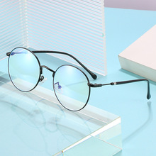 新款素颜眼镜框防蓝光眼镜近视眼镜精工眼镜架防蓝光变色眼镜1912