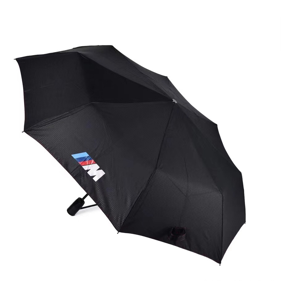 BMW Umbrella 4S Shop Boutique Car Logo BMW Tri-Fold Fully Automatic Umbrella Gift Umbrella Foreign Trade in Stock Customization Umbrella