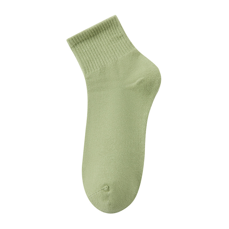 Socks Cotton Girls Solid Color Socks Athletic Socks Spring and Summer Short Socks Zhuji Socks Women's Socks Pure Cotton Socks