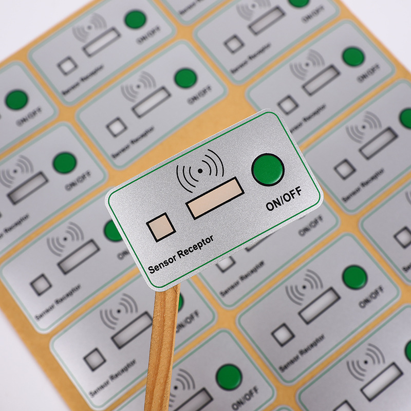 pvc面板厂家制作pet电子控制面板pc面贴标牌按键鼓包薄膜开关批发