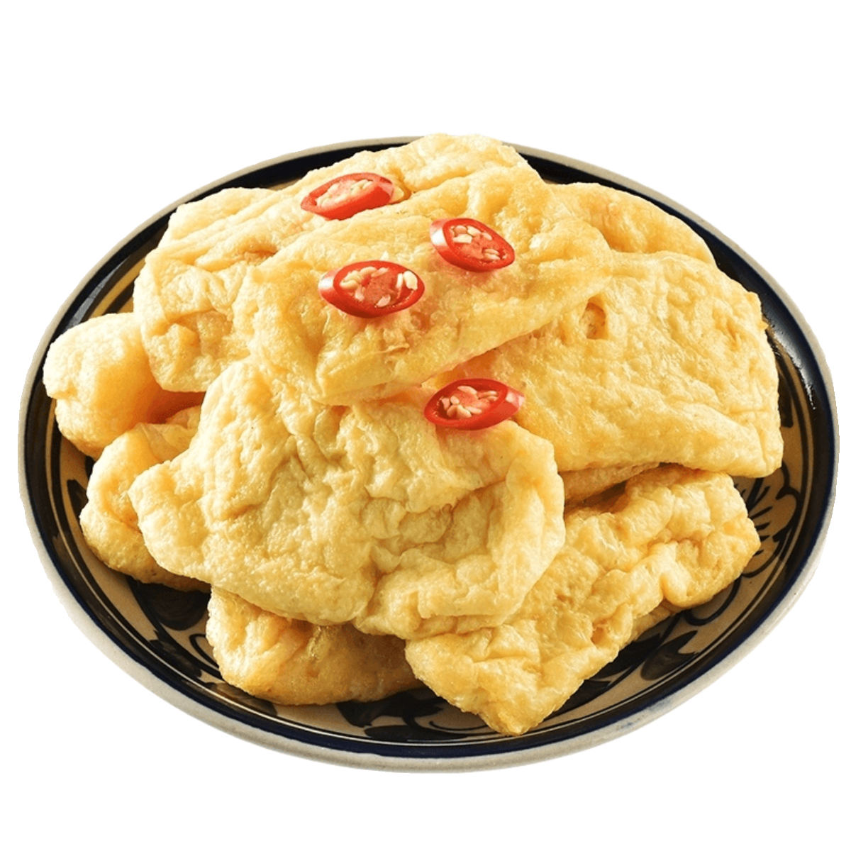 松阳油豆腐500g空心油炸豆腐泡丽水特产石仓泡豆腐麻辣烫火锅食材