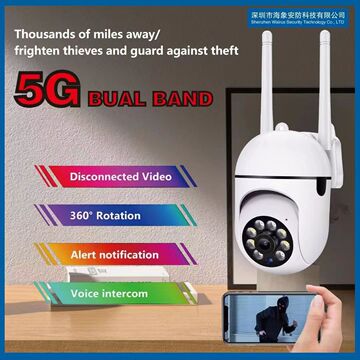 无线wifi监控摄像头手机智能远程灯头灯泡监控器高清全彩摄像机