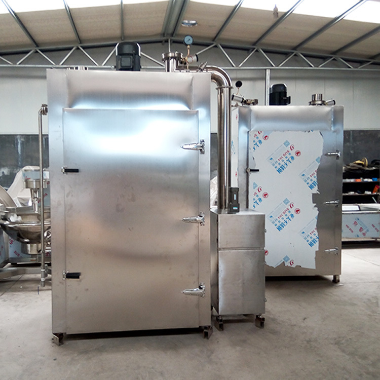 不锈钢豆干烟熏炉熟食熏烤箱 商用香肠烟熏机 川味腊肉腊肠烟熏炉