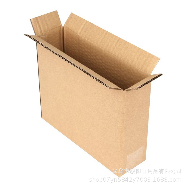 瓦楞纸快递盒半高纸箱打包扁纸盒现货邮政电商包装物流纸箱-阿里巴巴