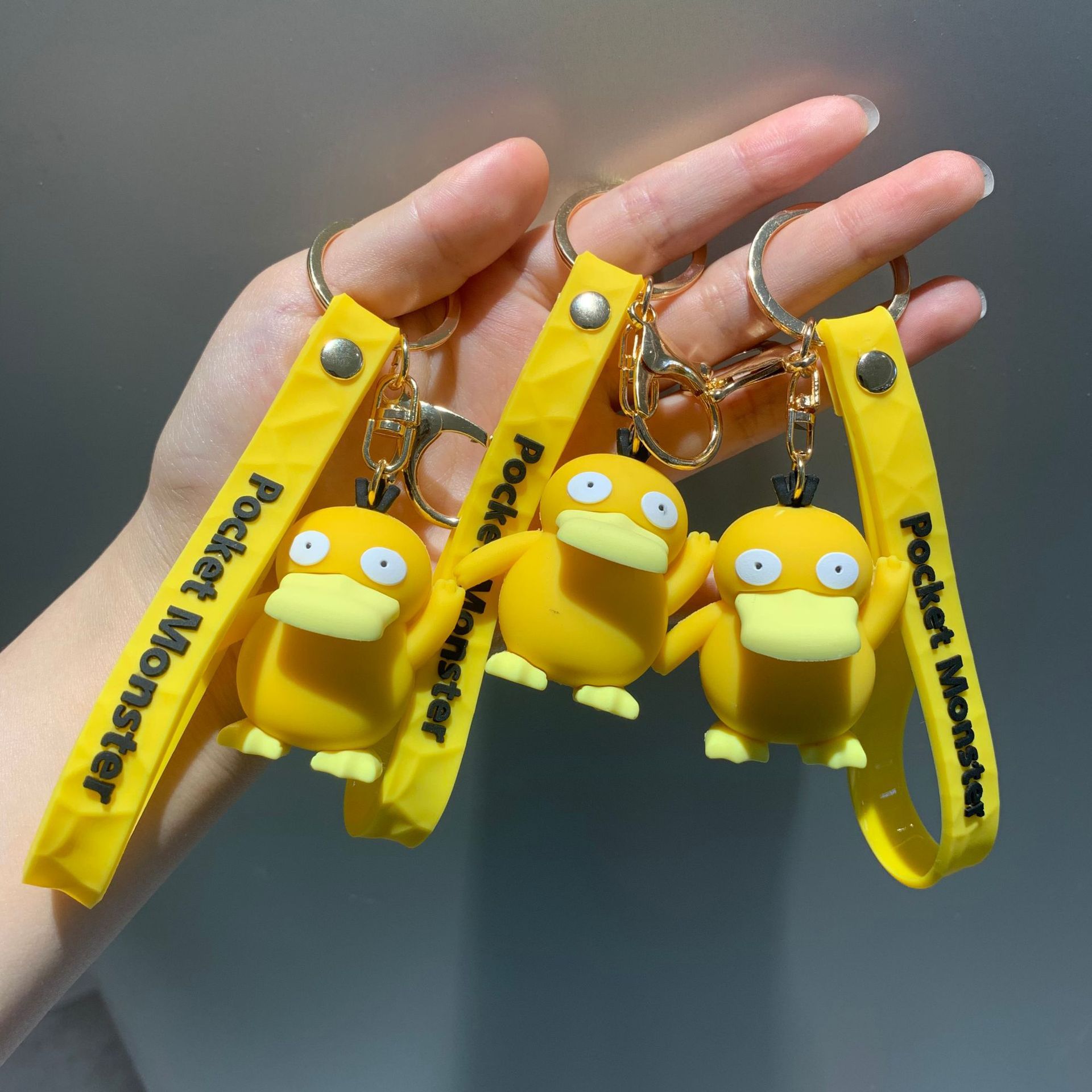 Cute Pikachu Doll Key Pendants Cartoon Doll Backpack Ornaments Pokémon Creative Key Pendants