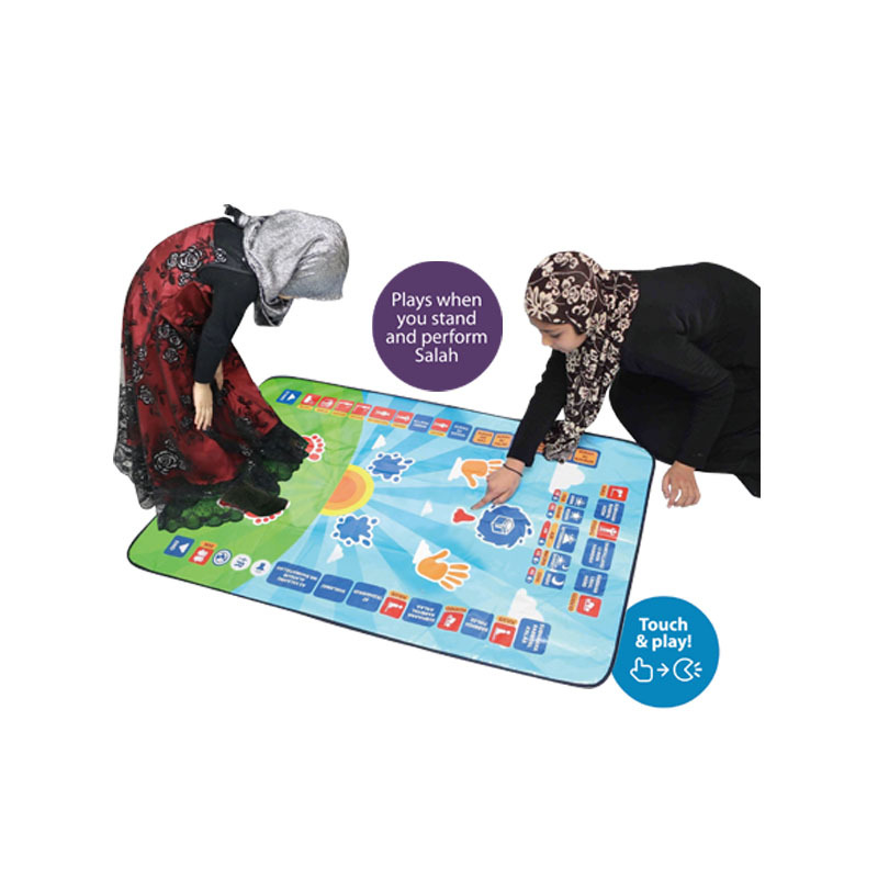 Cross-Border Saudi Multi-Language Arabic Children Worship Interactive Electronic Intelligence Dancing Mat Education Blanket Prayer Blanket