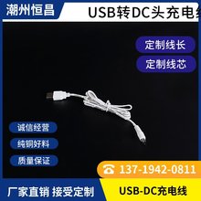 【定制】USB转DC头充电线5.5/5.0/4.0/3.5/2.5直流DC插头定制接口