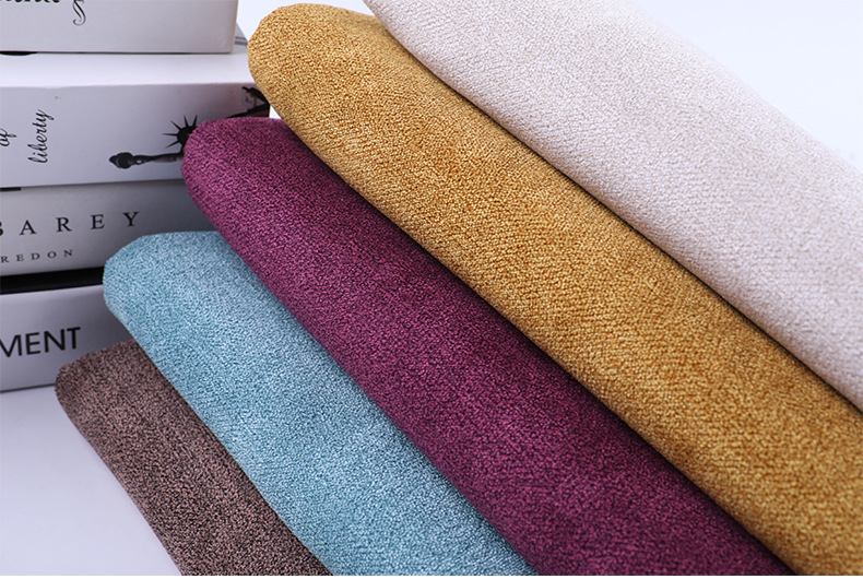 现货供应双色雪尼绒 鞋材装饰布靠垫桌椅装饰布雪尼绒面料