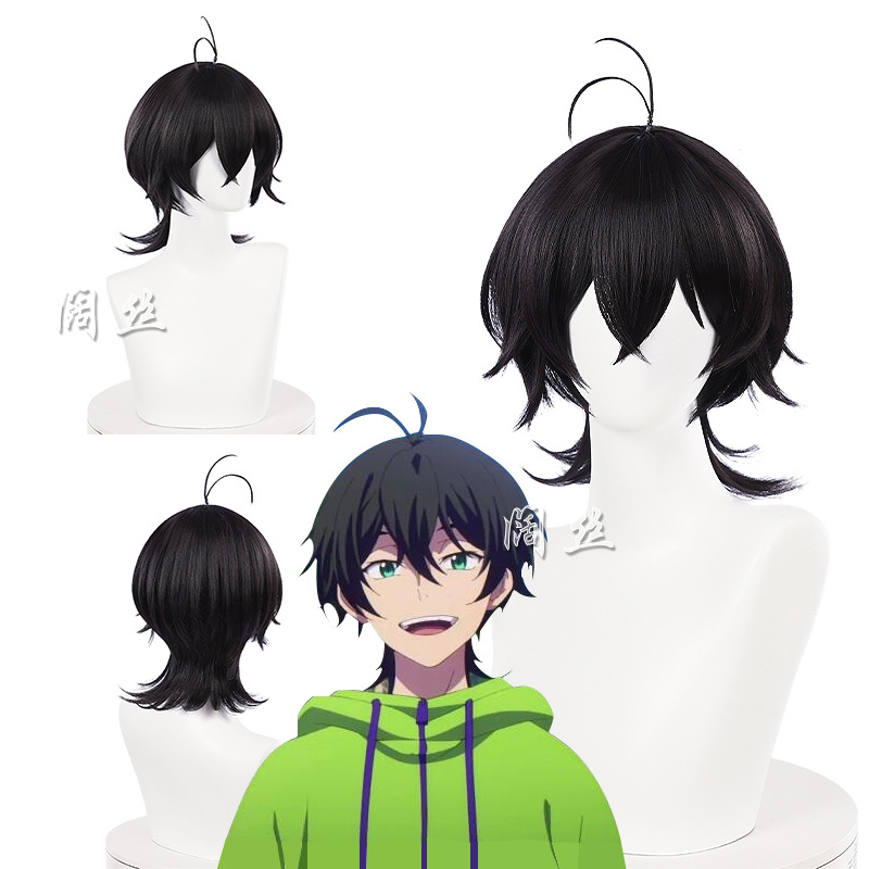阔丝511ask知念实也theinfinitymiya无限滑板cosplay假发