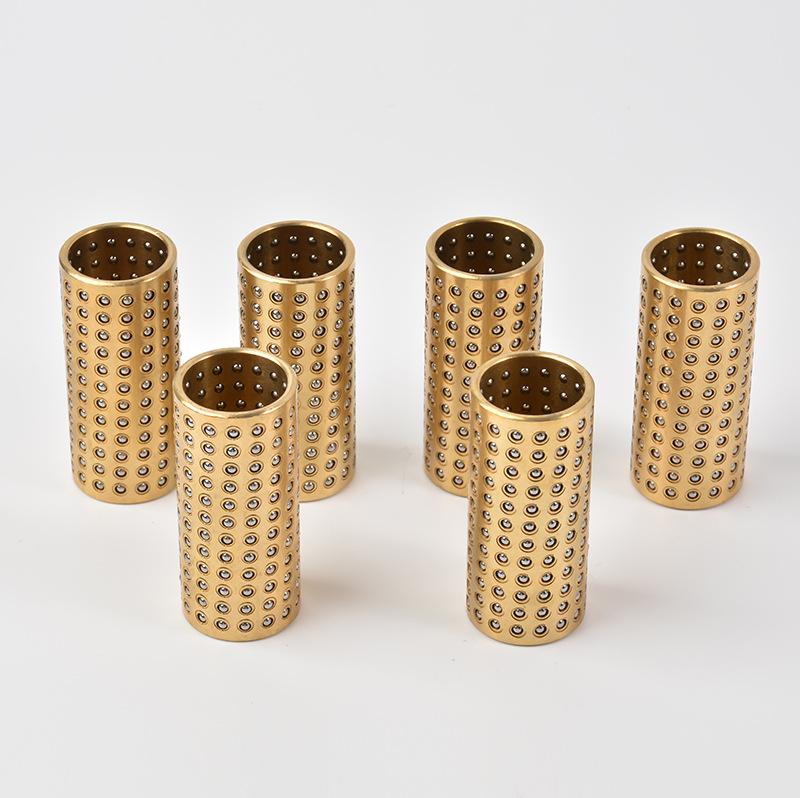 源头厂家黄铜钢珠套 钢珠保持架 滚珠衬套支持来图来样定作