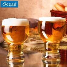 无铅精致泰国Ocean啤酒杯透明玻璃巴伐利亚杯创意餐厅奶昔杯455ml