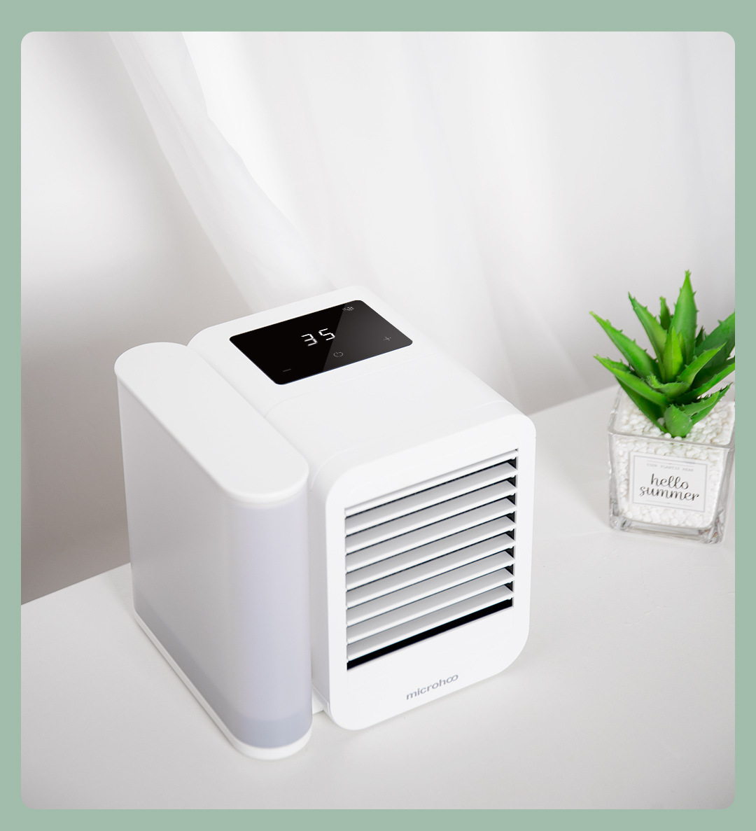 适用小米有品microhoo个人迷你空调扇跨境海内外发货