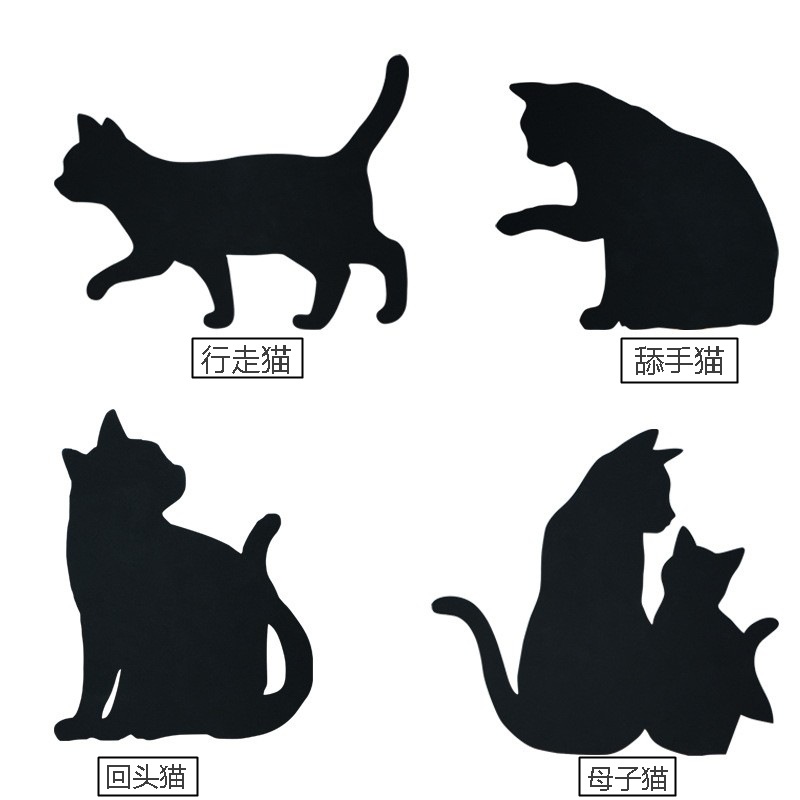 led影子灯led投影灯星空灯猫咪壁灯动物灯猫灯声光控小夜灯剪影灯