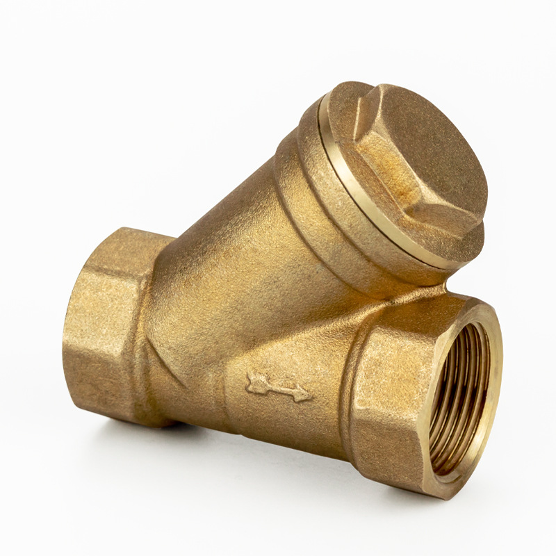 唐科阀门dn20黄铜内丝自来水20目过滤器dn15dn25管道铜y型过滤器