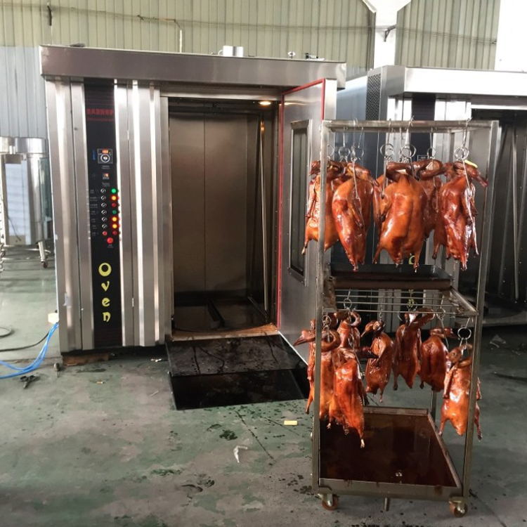 连富大型烤鸭炉 热风旋转烤炉 烧鹅烤鸡烤鹌鹑烤肉炉 食品厂烤箱