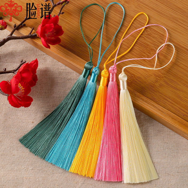 Long 12cm Tassel Fringe Pendant Chinese Ancient Style Hanfu Overlapping-Weight Sachet Tassel Tassel Wholesale