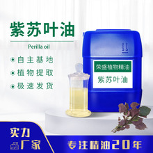 厂家供应 紫苏叶油 植物提取 香薰单方精油 支持分装 日化原料