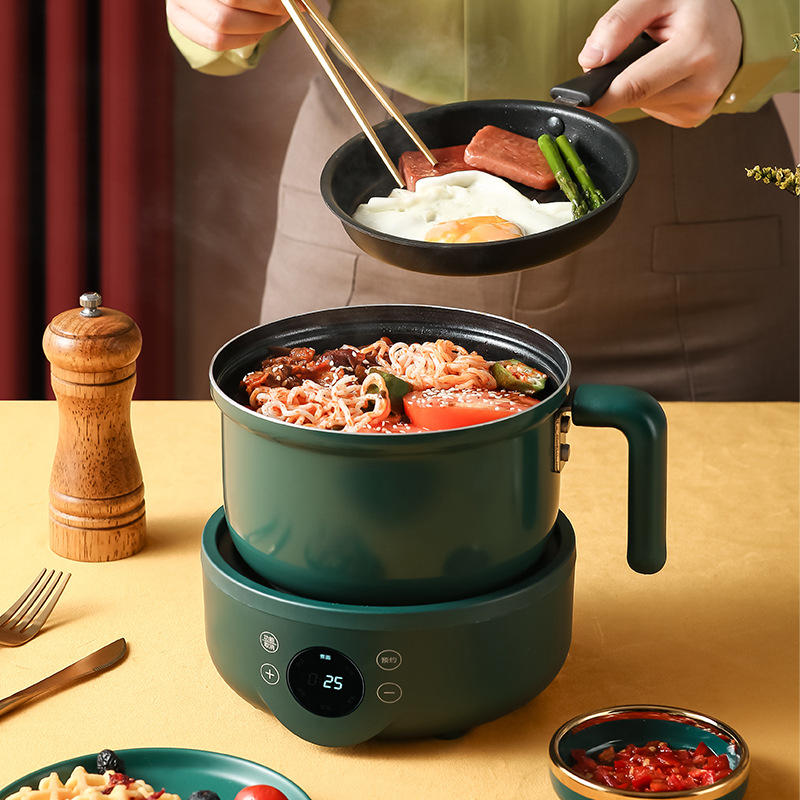 分体式电煮锅多功能一体电热锅宿舍学生家用小电锅小型火锅一人食