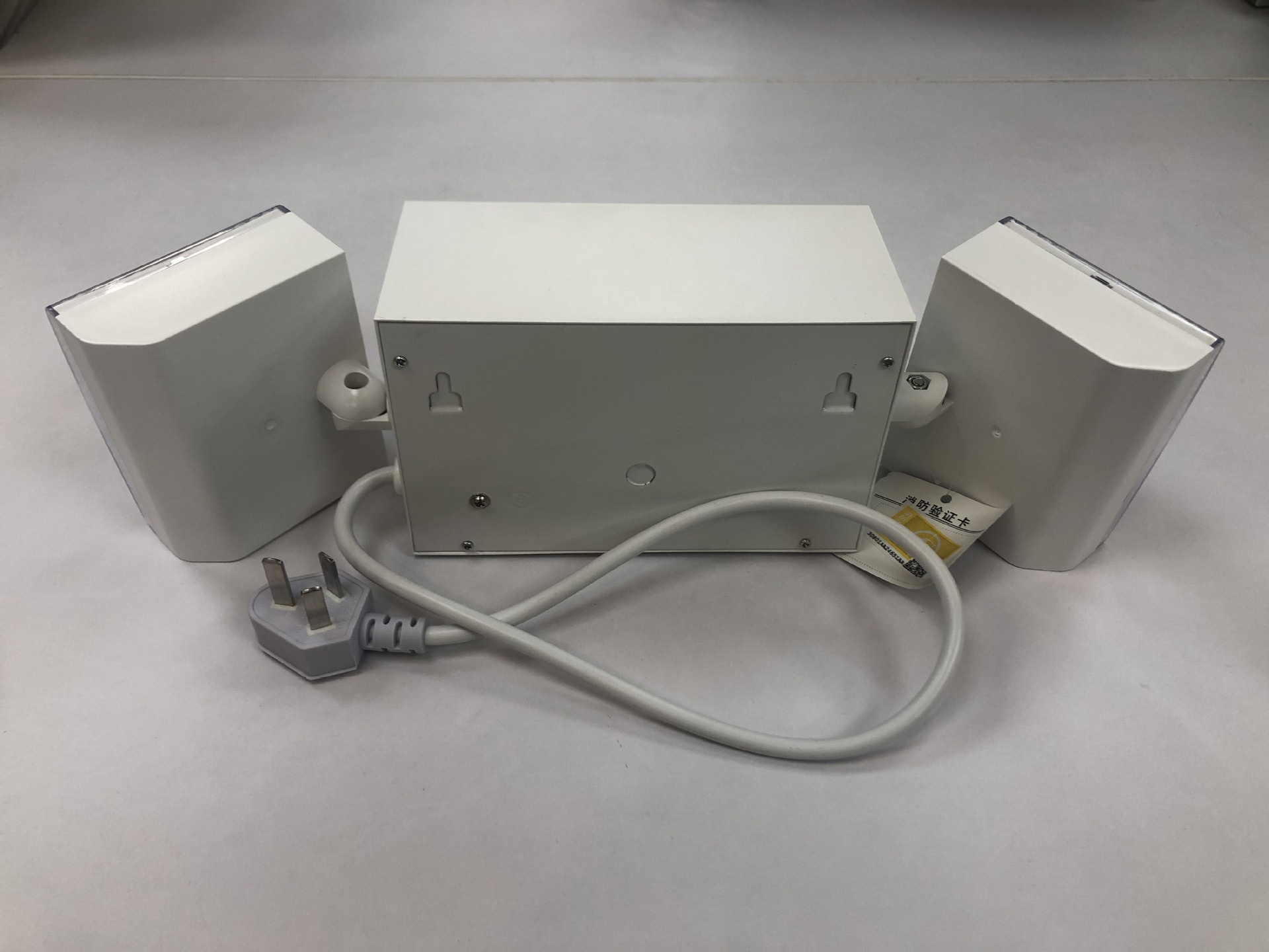 三雄极光消防应急照明灯双头疏散灯led安全出口停电应急灯国标2w