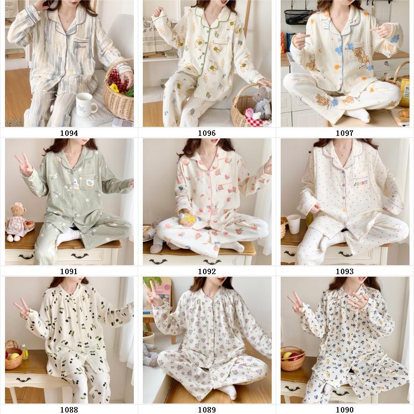 Confinement Clothing Pure Cotton Class a Cotton Yarn Sweat-Absorbent Breathable Spring and Summer Maternity Pajamas Summer Breastfeeding Clothing Spring and Autumn Suit Wholesale