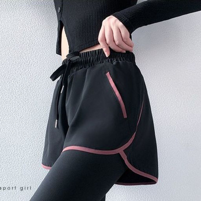 Swimming Trunks Women's Fitness Shorts Tight Large Size Loose Quick-Drying Running Volleyball Tennis Badminton Pants Summer Yoga Pants